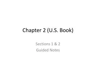 chapter 2 u s book