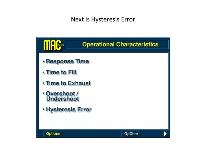 next is hysteresis error