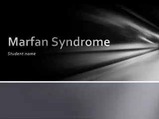 marfan syndrome