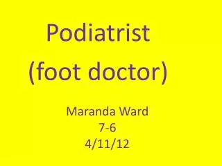 Maranda Ward 7-6 4/11/12