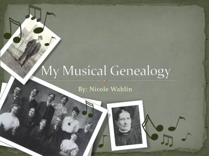 my musical genealogy