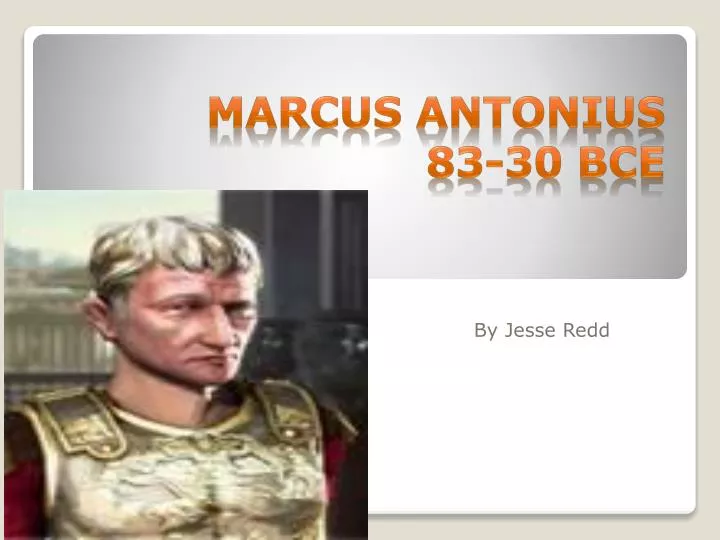 marcus antonius 83 30 bce