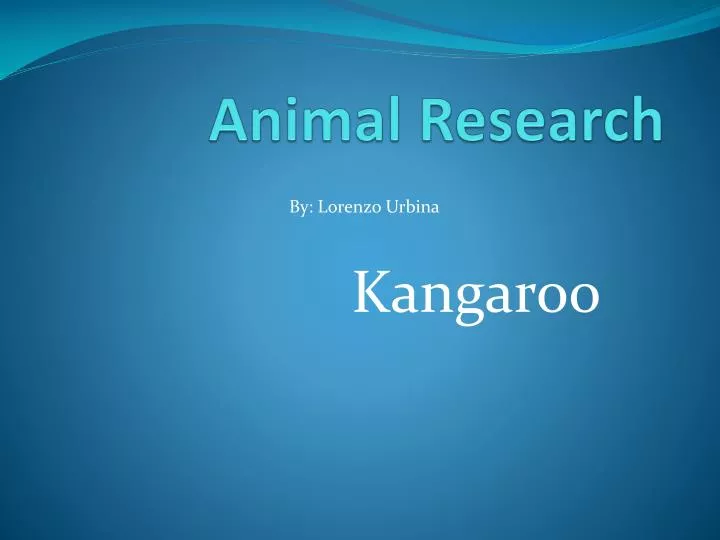 animal research