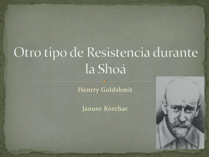 otro tipo de resistencia durante la sho