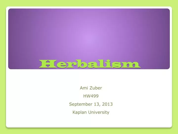 herbalism