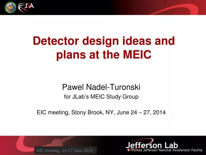 detector design ideas and plans at the meic