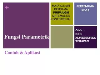 fungsi parametrik