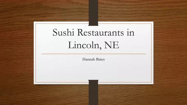 sushi restaurants in lincoln ne