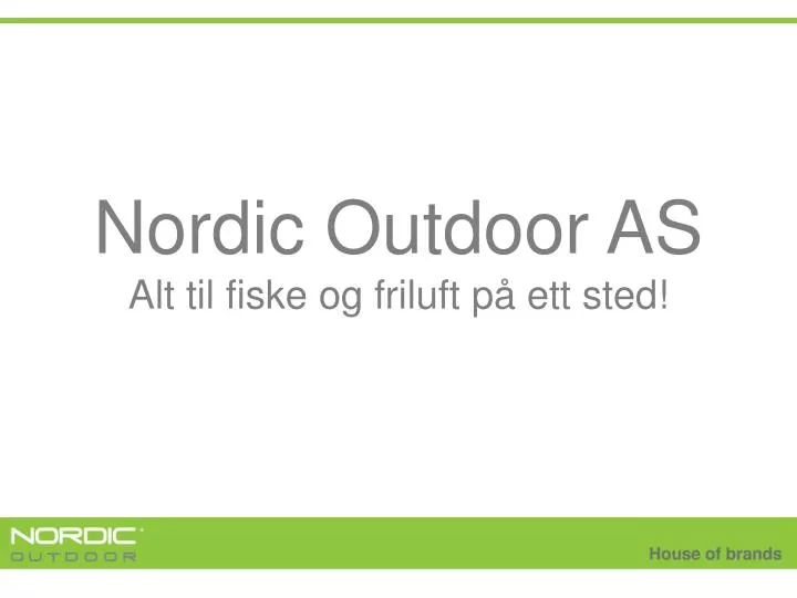 nordic outdoor as alt til fiske og friluft p ett sted