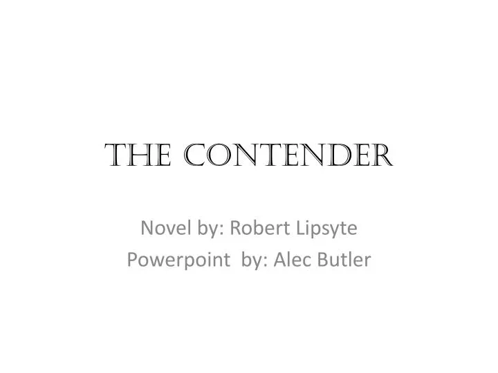 the contender
