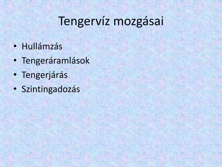 tengerv z mozg sai