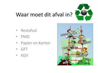 waar moet dit afval in