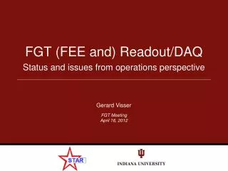 FGT (FEE and) Readout/DAQ