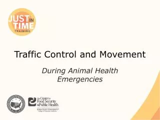 Traffic Control and Movement