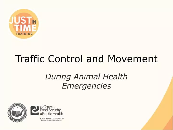 traffic control and movement