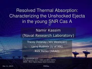 Resolved Thermal Absorption: Characterizing the Unshocked Ejecta in the young SNR Cas A