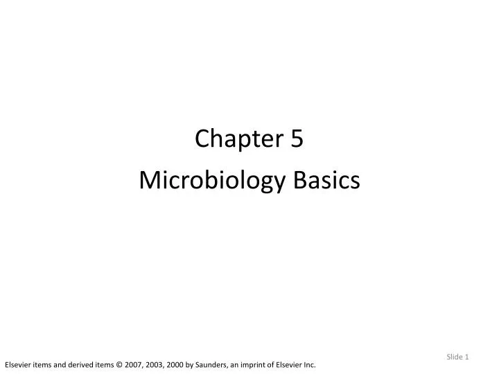chapter 5 microbiology basics