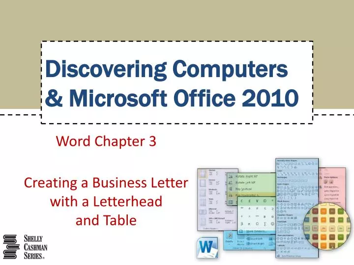 word chapter 3 creating a business letter with a letterhead and table