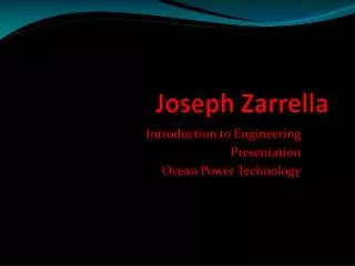 Joseph Zarrella