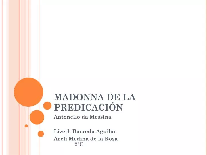 madonna de la predicaci n