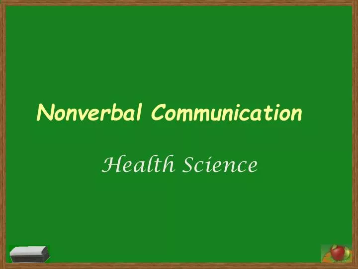 nonverbal communication