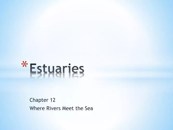 estuaries