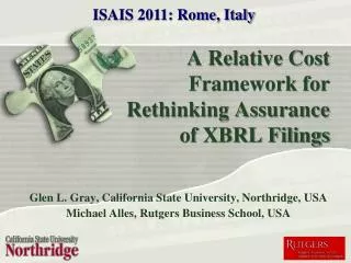 A Relative Cost Framework for Rethinking Assurance of XBRL Filings