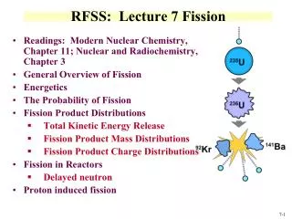 RFSS: Lecture 7 Fission