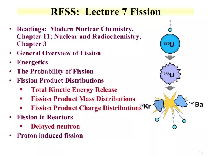 rfss lecture 7 fission