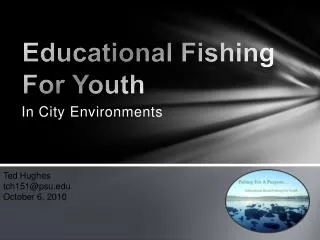 Educational Fishing For Youth
