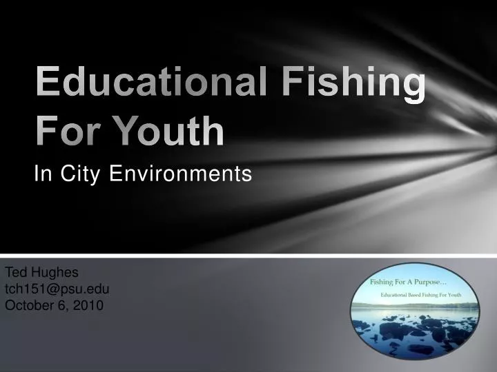 educational fishing for youth