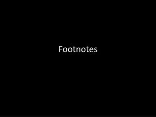 Footnotes