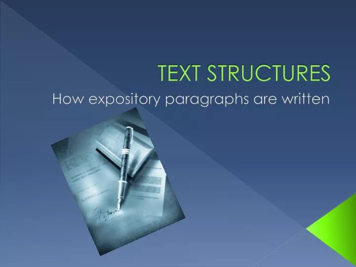 text structures