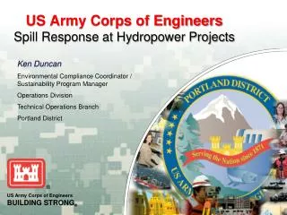 US Army Corps of Engineers Spill Response at Hydropower Projects