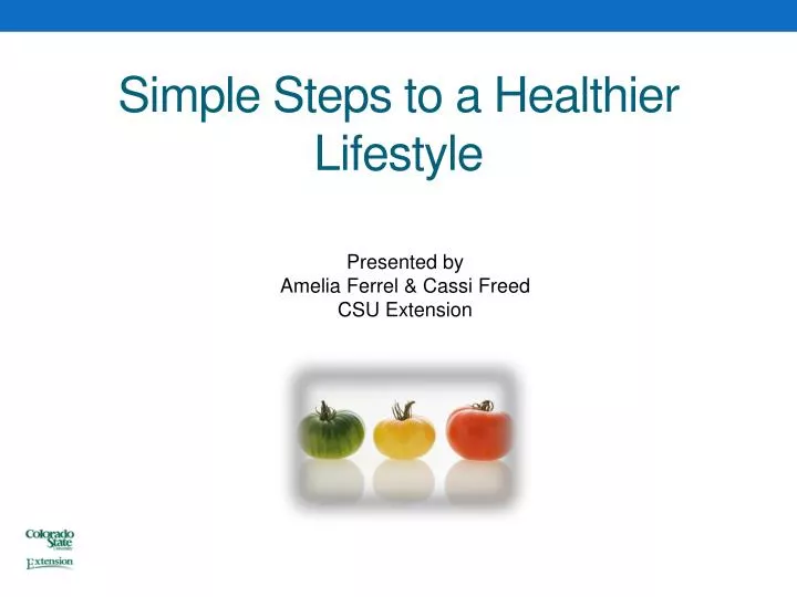 simple steps to a healthier lifestyle