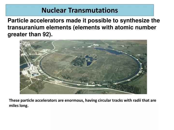 nuclear transmutations