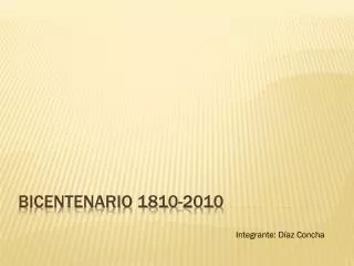 bicentenario 1810 2010