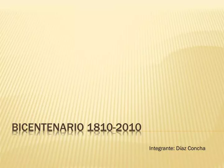 bicentenario 1810 2010