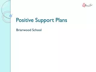 Positive Support Plans