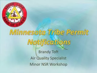 Minnesota Tribe Permit Notifications