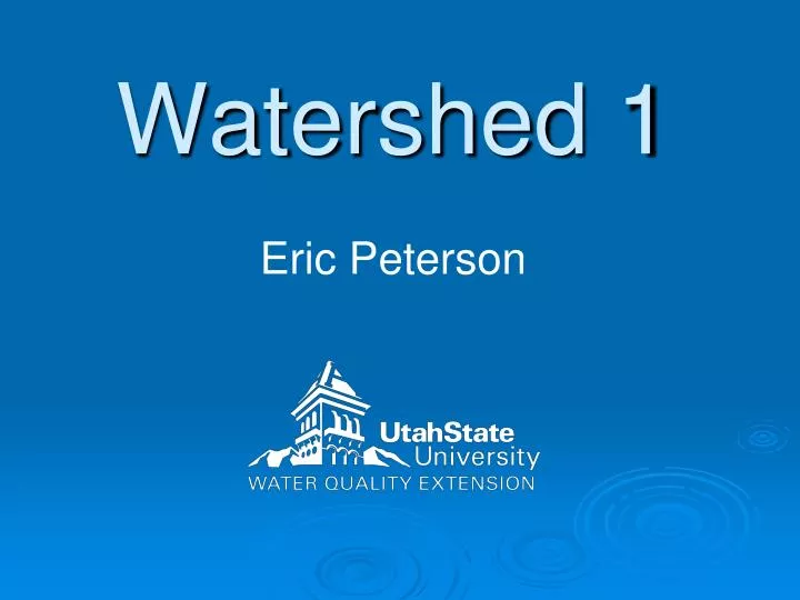 watershed 1