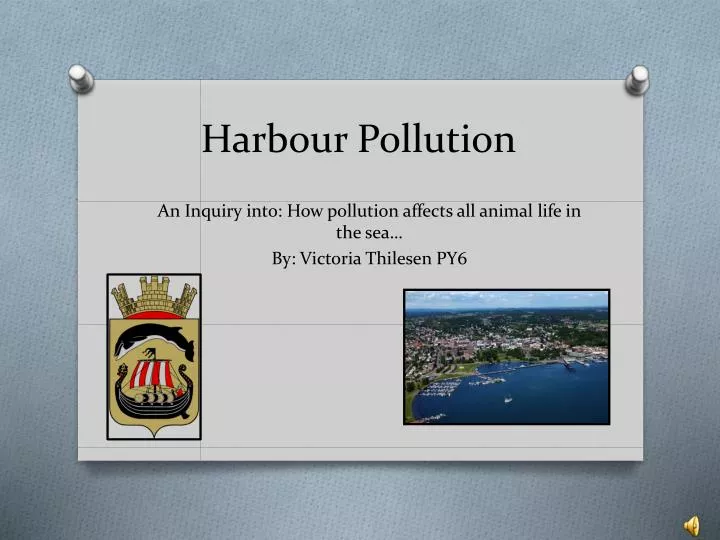 harbour pollution