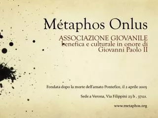 m taphos onlus
