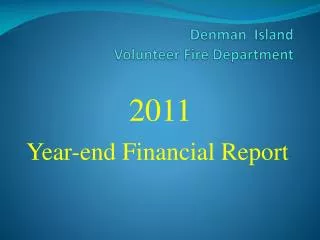 Denman Island Volunteer Fire Department