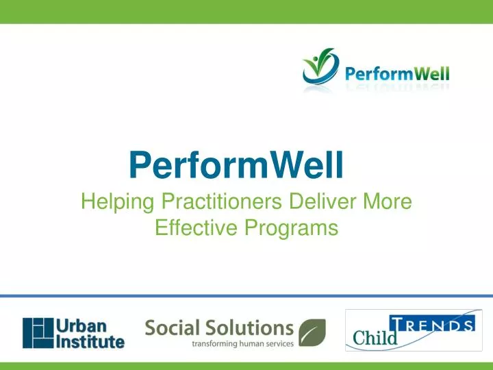 helping practitioners deliver more effective programs