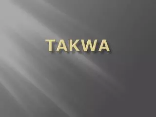 TAKWA