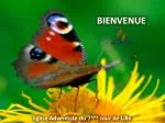 BIENVENUE - slide 1
