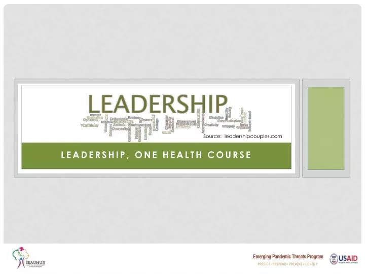 leadership one health course