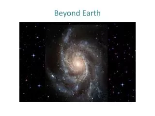 Beyond Earth