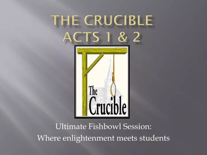the crucible acts 1 2